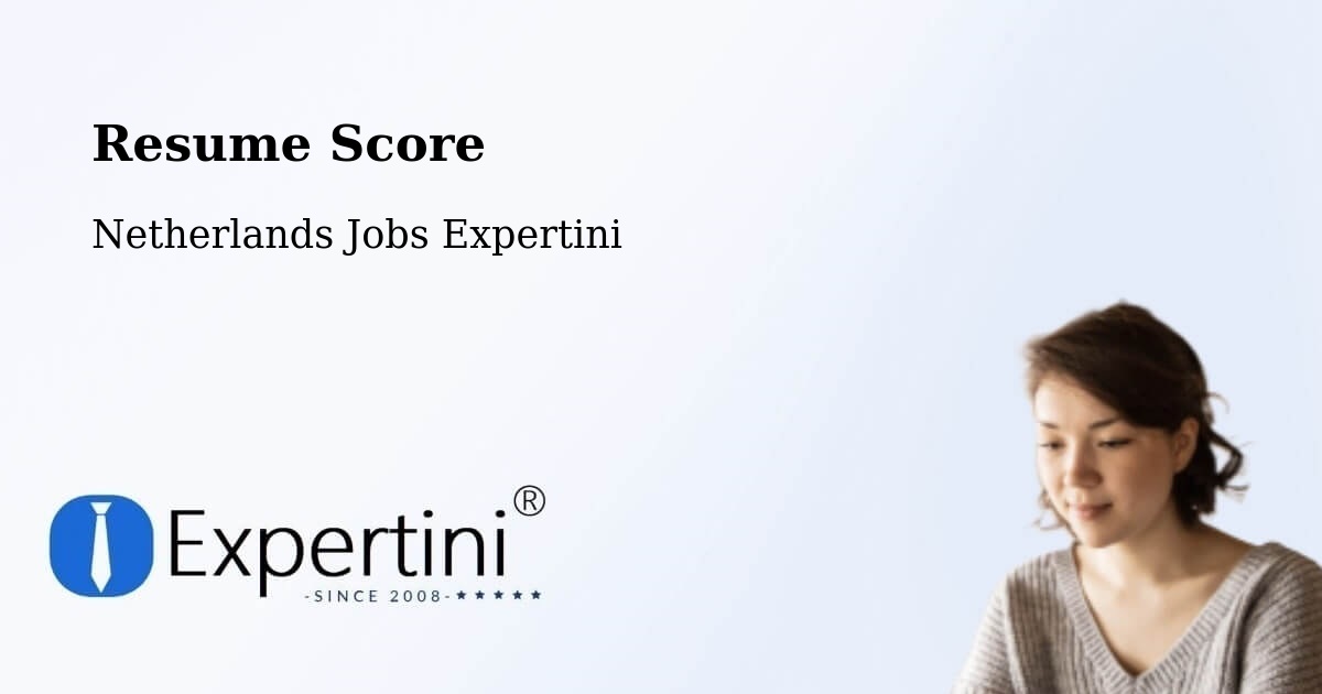 Resume Score & Job Description Match Tool – Chaam - Netherlands Jobs Expertini